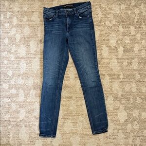 Express Dark Blue Skinny Jeans
